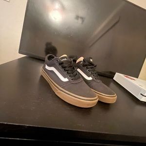 Vans old skool black white brown size 7 men 500714